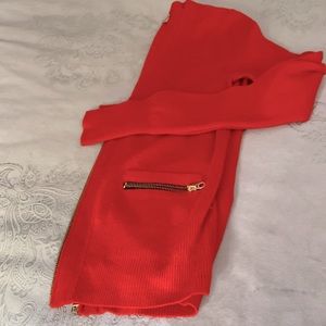 Original Juicy Couture cashmere & wool zip front sweater. Never worn